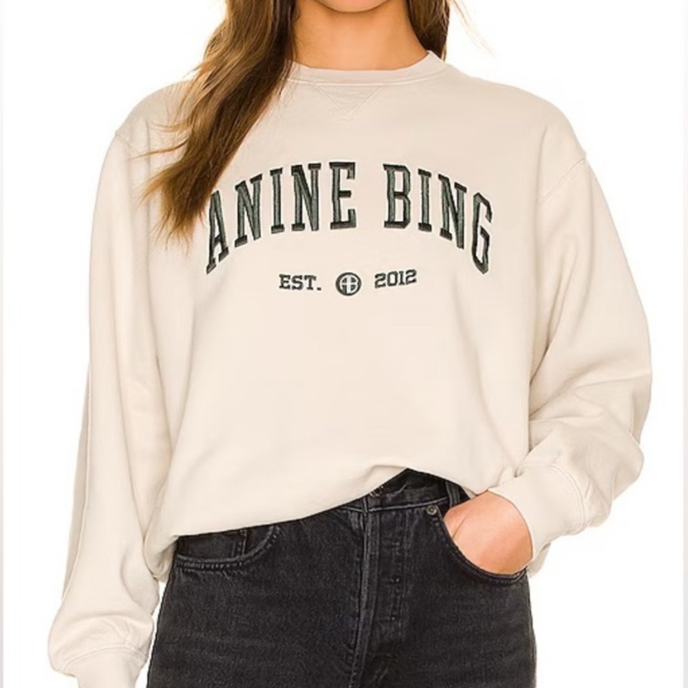 Anine Bing Beige Sweatshirt